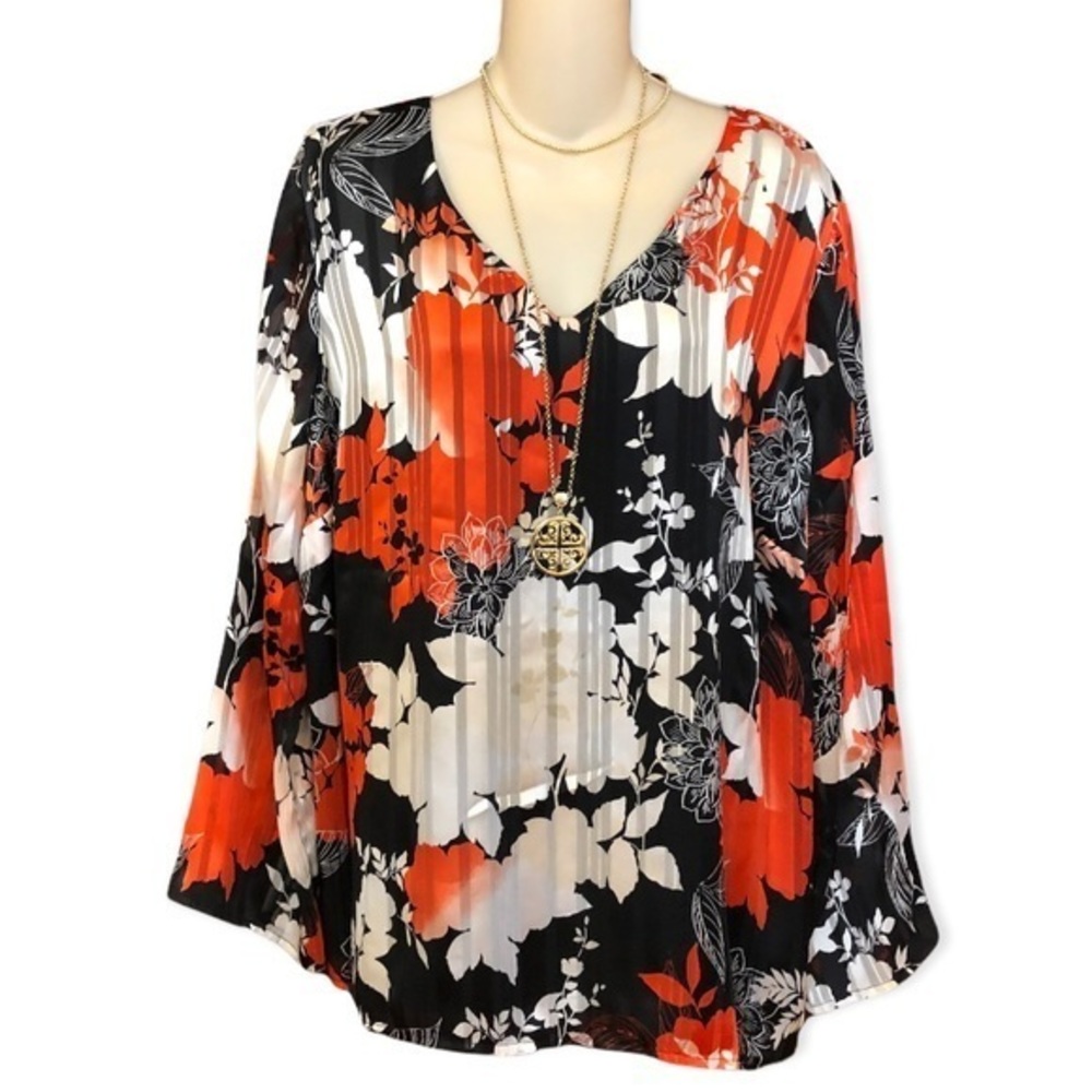 The‎ Limited | Scarlet Blossom Floral Blouse